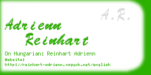 adrienn reinhart business card